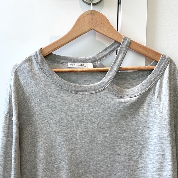 Rag & Bone Open Shoulder Stylish Top Sz Small - Picture 4 of 7